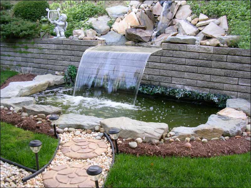 Waterfall feature