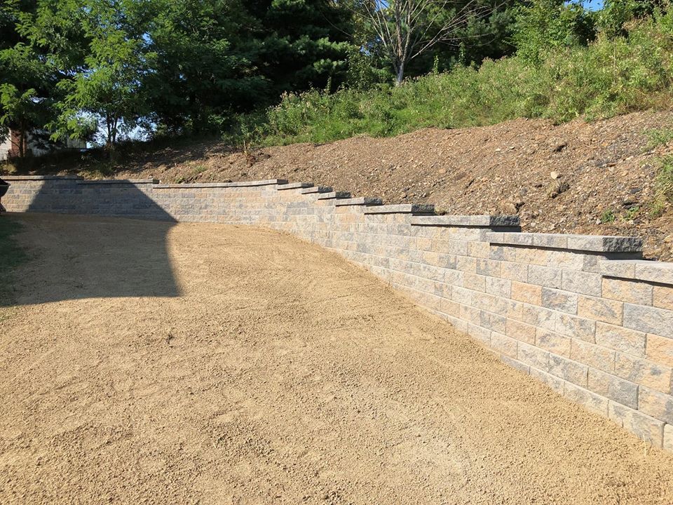 Curved Retaining Wall